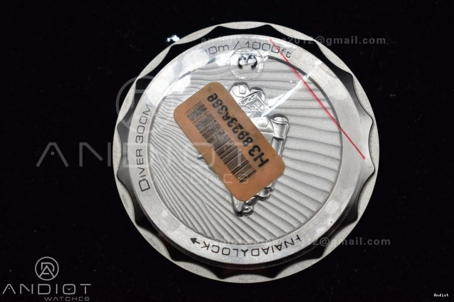 1:1 SS Edition A8800 Diver Ceramic Seamaster Black Dial VSF 300M Black Best On Bracelet 0426